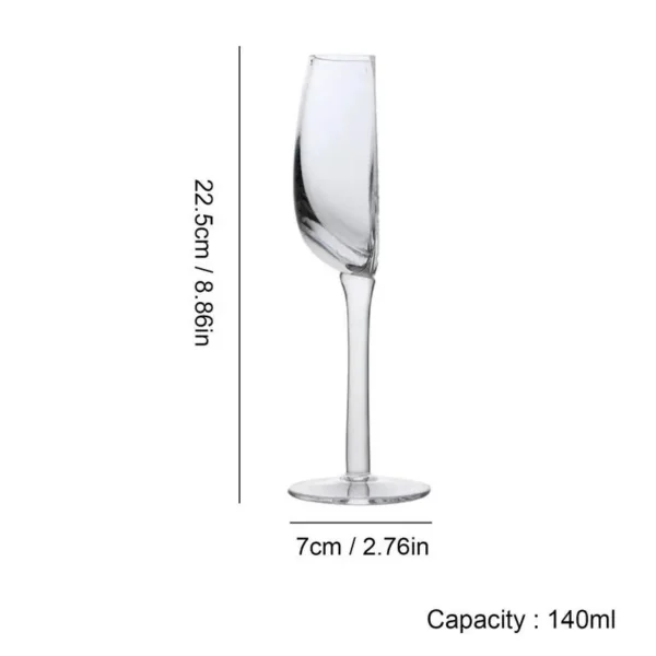 Crystal Glass Cups 140ml Creative Half Red Wine Cups Multi-use Vintage Tall Wine Glassware Long Stemmed Wine Champagne Glasses - Image 6