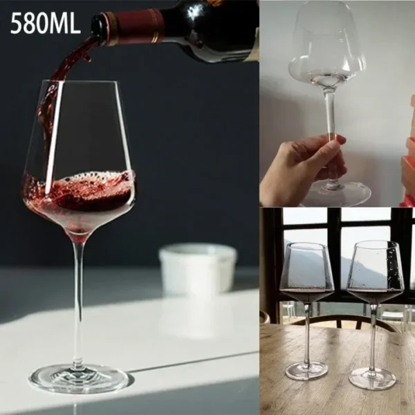 Parts Plastic Transparent Unbreakable Silicone plastic Wine Glass Cups Bar 320ML WINE GLASSES 550ML High Quality - Image 6