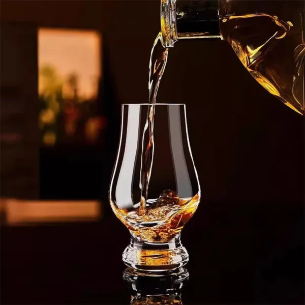 1/3/6PCS Whiskey Cup Transparent Lead Free Crystal Glass Whiskey Cup Set Glass Spirits Wine Glasses Scotch Drinking Glasses - Image 4