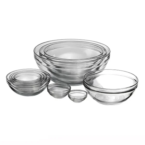 Glass Mixing Bowls, 10 Piece Set