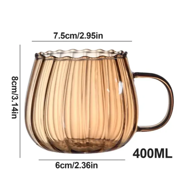 Transparent Glass Cup Creative Coffee Tea Drinks Dessert Breakfast Milk Cup Glass Mugs Handle Drinkware Large Capacity - Image 6