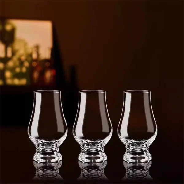 1/3/6PCS Whiskey Cup Transparent Lead Free Crystal Glass Whiskey Cup Set Glass Spirits Wine Glasses Scotch Drinking Glasses - Image 3