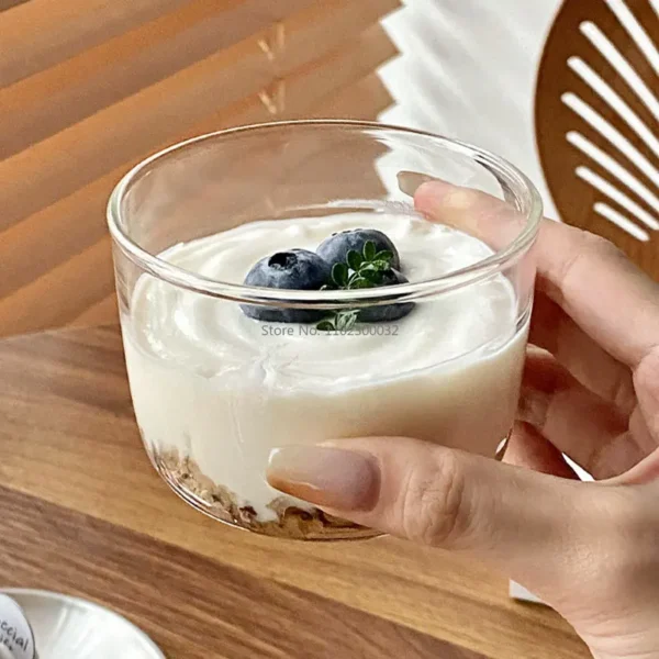 270ml Glass Bowl Small Mini Dessert Pudding Serving Prep Cups Salad Clear Dip Ramekins Charcuterie Sauce Rice Cup - Image 2