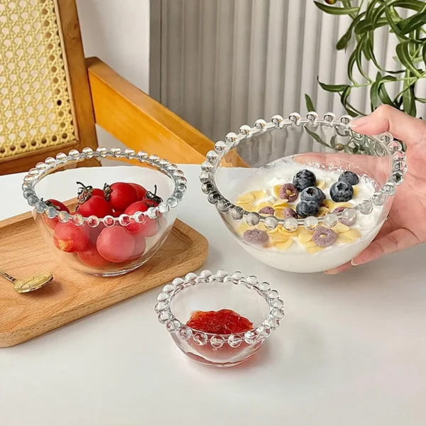 Glass Bowlsor Kitchen Dessert Bowls for Candy,Ice Cream,Snack,Salad,Side Dishes.Serving Bowls,Nesting bowls for Dipping,Prep - Image 5