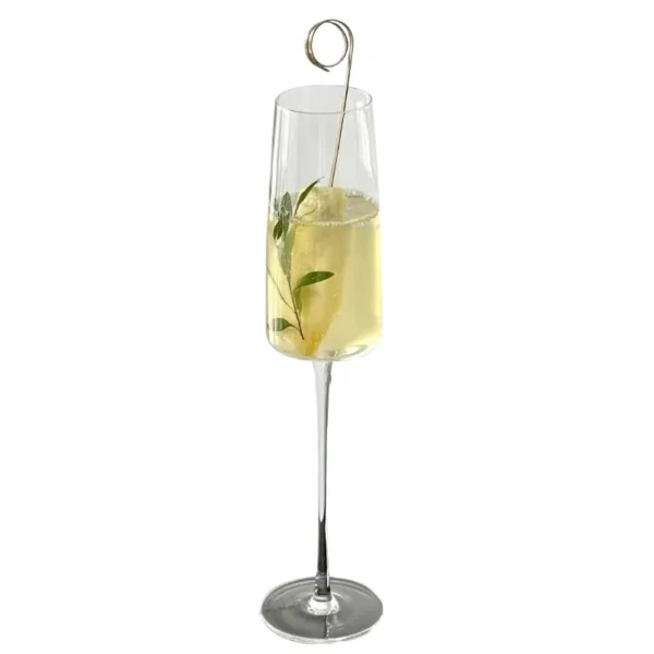 Thin High-foot Glass Cup Creative Champagne Glass Cups Transparent Bubble Wine Glasses Cup Japanese Cocktail Glasses Cups - Image 6