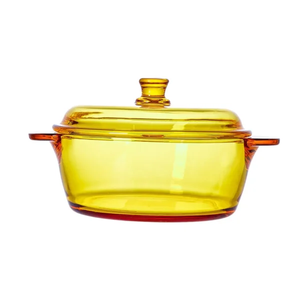 Oven Glass Bowl Portable Freezer Fridge with Lid Handle Glass Salad Bowl Soup Bowl with Lid for Cereal Pasta Dessert Snack Rice - Image 6