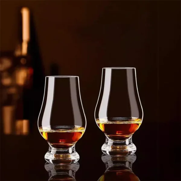 1/3/6PCS Whiskey Cup Transparent Lead Free Crystal Glass Whiskey Cup Set Glass Spirits Wine Glasses Scotch Drinking Glasses