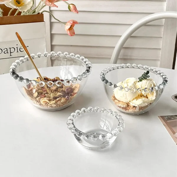 Glass Bowlsor Kitchen Dessert Bowls for Candy,Ice Cream,Snack,Salad,Side Dishes.Serving Bowls,Nesting bowls for Dipping,Prep - Image 3