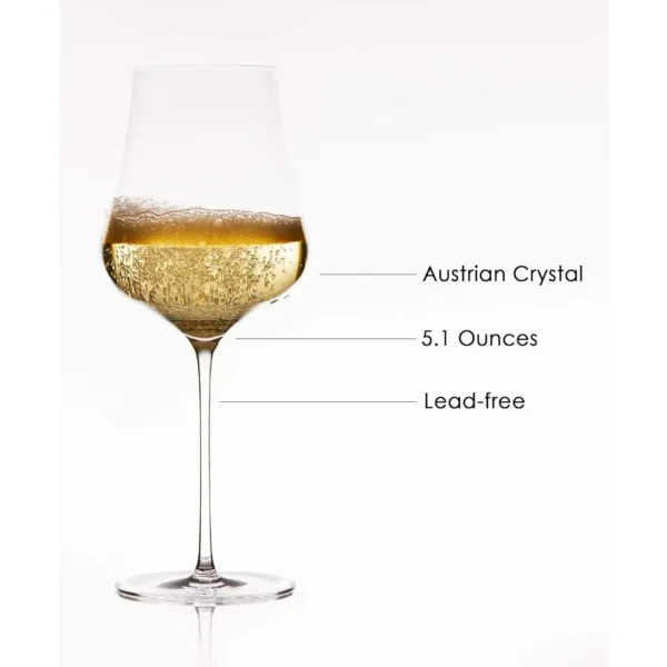 Austrian Lead-Free Crystal Wine Glasses Luxury Glass Cup Set Gift Box StandArt Edition Set of 6 Drinkware Glass Cups Kit Sets - Image 4