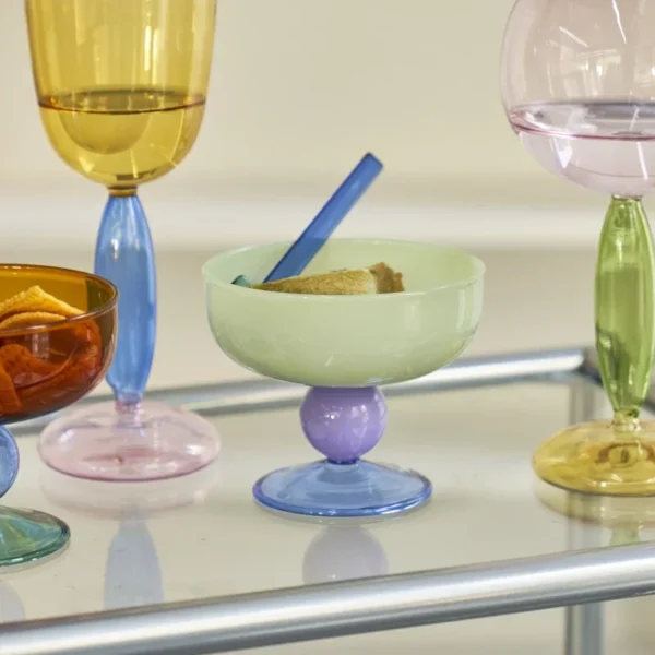 Icecream Bowl Glass Bowl for Yoghurt Colorful Glass Cup Tableware Soup Bowl Heat Resistant Glass Fruit Dessert Bowls - Image 4