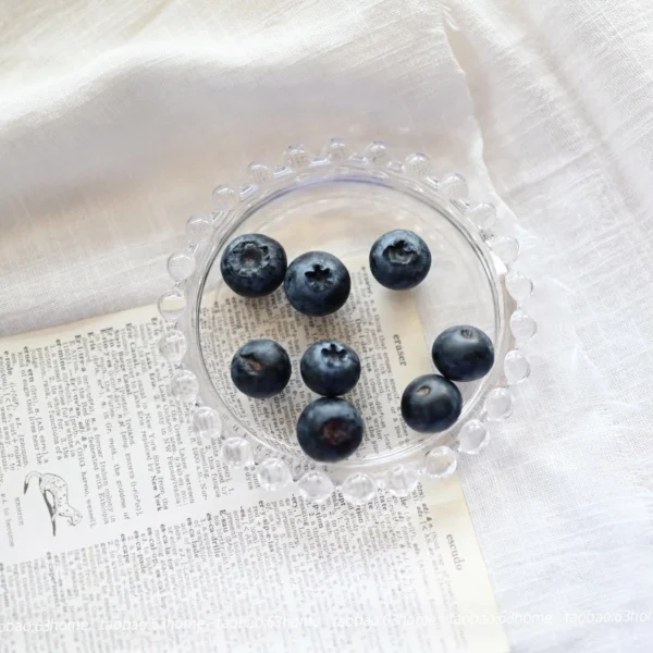 Glass Jewelry Trinket Dish Round Decorative Storage Tray Earring Necklace Ring Display Plate Fruit Dessert Dish Cup Coaster 접시 - Image 4