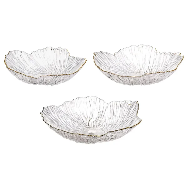 Fruit Bowl Round Room Decor Multipurpose Serving Pieces Food Storage Basket Glass Fruit Plate Bowl for Kitchen Dining Room Home - Image 2