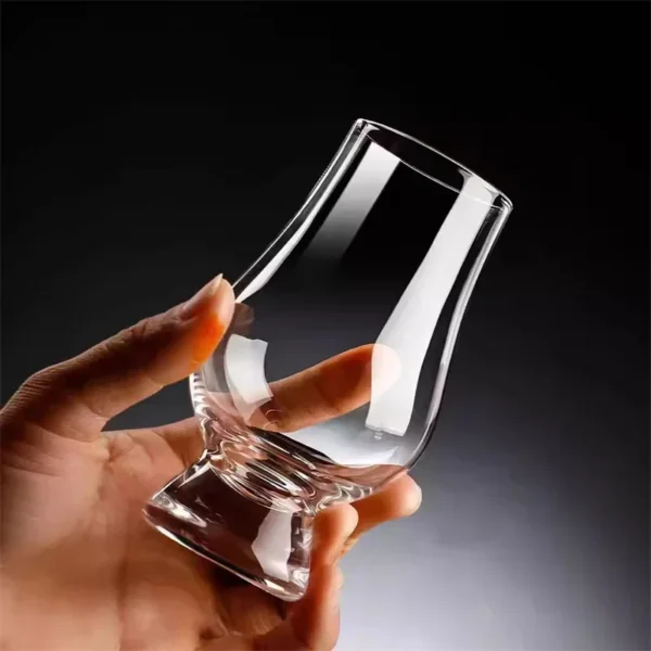 1/3/6PCS Whiskey Cup Transparent Lead Free Crystal Glass Whiskey Cup Set Glass Spirits Wine Glasses Scotch Drinking Glasses - Image 2