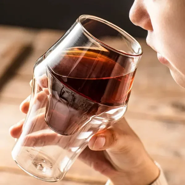 New Creative Double-layer Glass Cup Espresso Coffee Cup Anti-scalding Milk Party Brandy Wine Teacup Mug 120/250/335ml - Image 5