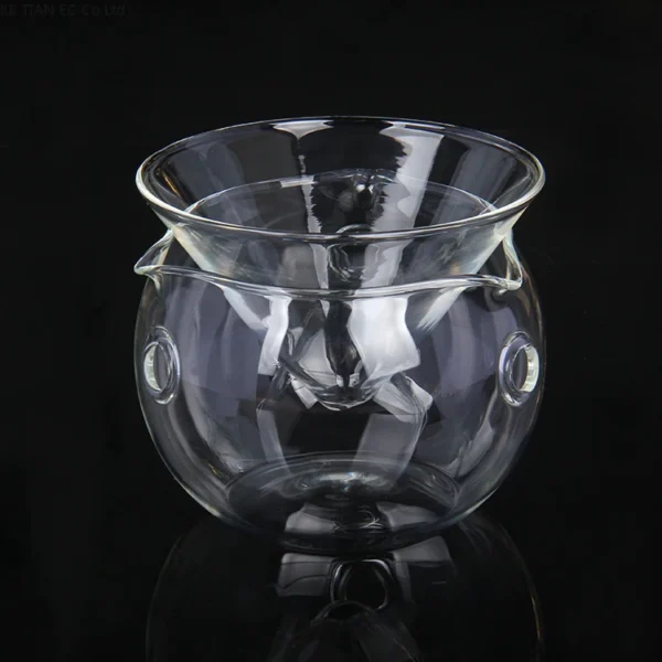 Creative Molecular Kitchen Transparent Glass Bowl Dry Ice Fruit Vegetable Salad Glass 2 in 1 Tableware - Image 5