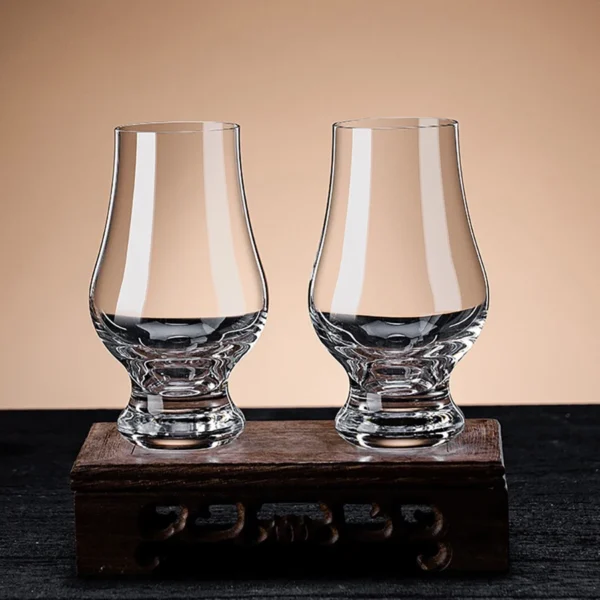 6PCS Whiskey Cup Transparent Lead Free Crystal Glass Whiskey Cup Set Glass Spirits Wine Glasses Scotch Drinking Glasses 200ml - Image 2